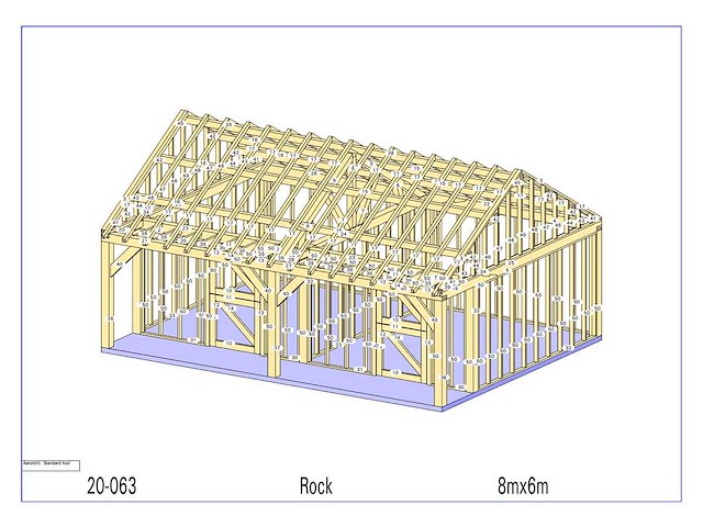 Fijnspar paardenstal voor 2 paarden - afbeelding 10 van  15
