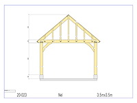 Fijnspar paviljoen 3,50x3,50 - afbeelding 5 van  11
