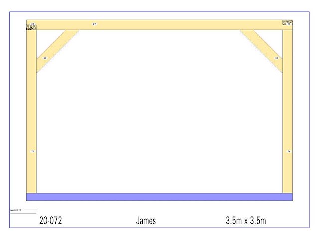 Fijnspar paviljoen 3,50x3,50 - afbeelding 2 van  5