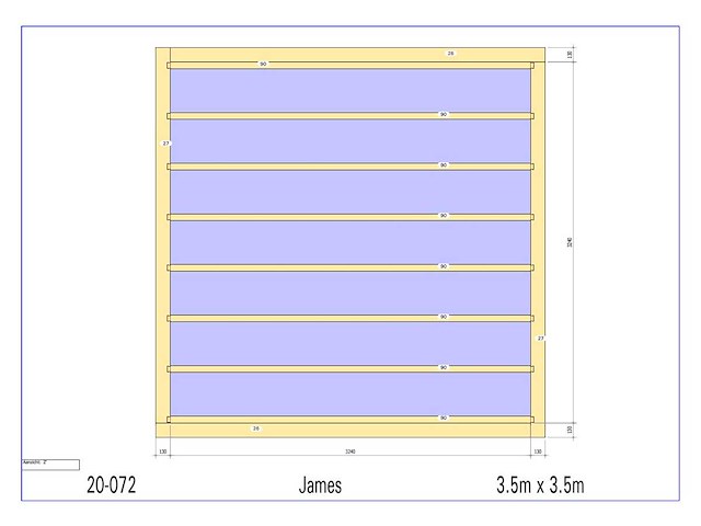 Fijnspar paviljoen 3,50x3,50 - afbeelding 7 van  10