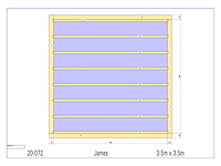 Fijnspar paviljoen 3,50x3,50 - afbeelding 7 van  10