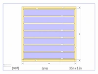 Fijnspar paviljoen 3,50x3,50 - afbeelding 4 van  10