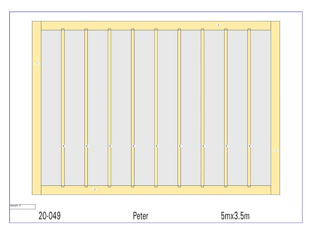 Fijnspar paviljoen 3,5x5 - afbeelding 2 van  18