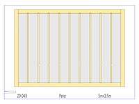 Fijnspar paviljoen 3,5x5 - afbeelding 2 van  18