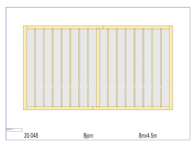 Fijnspar paviljoen 4,5x8 - afbeelding 15 van  16