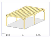 Fijnspar paviljoen 4,5x8 - afbeelding 7 van  14