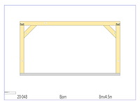 Fijnspar paviljoen 4,5x8 - afbeelding 12 van  17