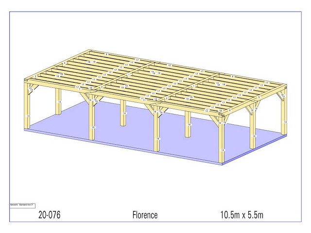 Fijnspar paviljoen 5,50x10 - afbeelding 10 van  16