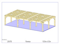 Fijnspar paviljoen 5,50x10 - afbeelding 10 van  16