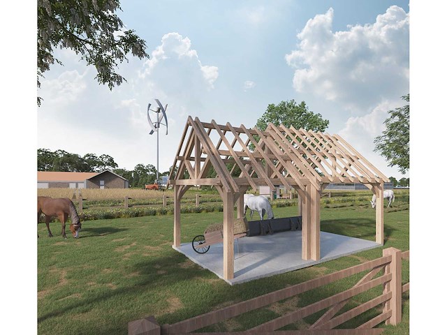 Fijnspar poolhouse 4x7 - afbeelding 1 van  11