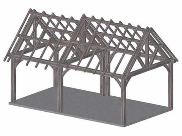 Fijnspar poolhouse 4x7 - afbeelding 3 van  5