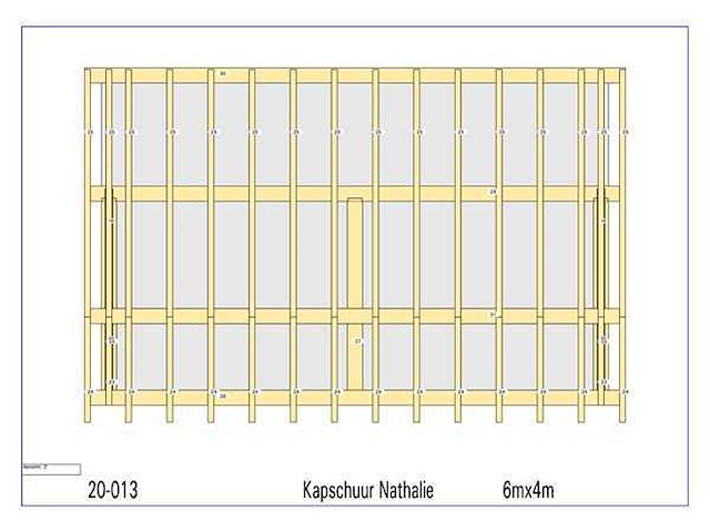 Fijnspar poolhouse 6,4x4m - afbeelding 3 van  28