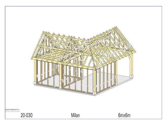 Fijnspar poolhouse met dak en wandbekleding - afbeelding 3 van  21