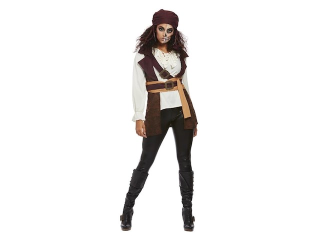 Filmische piraat dame vrouw - afbeelding 2 van  2