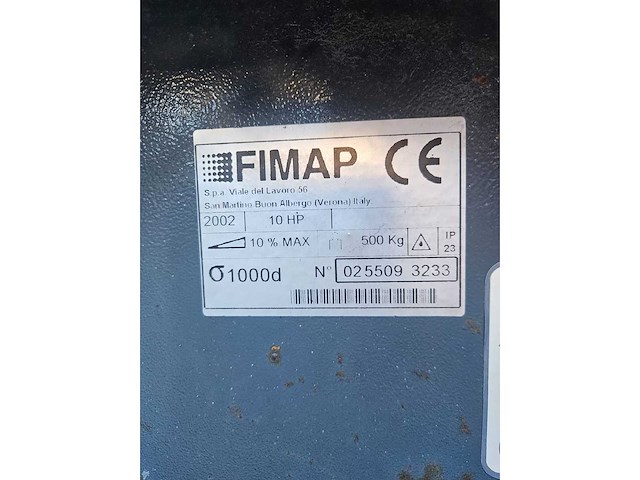 Fimap - diesel - 1000s - zelfrijdende veegmachine - afbeelding 4 van  14