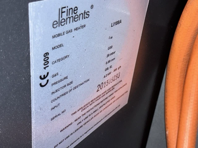 Fine elements alaska 4200 w/ li188a gaskachel - afbeelding 6 van  6