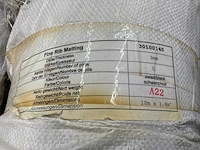 Fine rib matting zwart rubber op rol (6x) - afbeelding 4 van  4