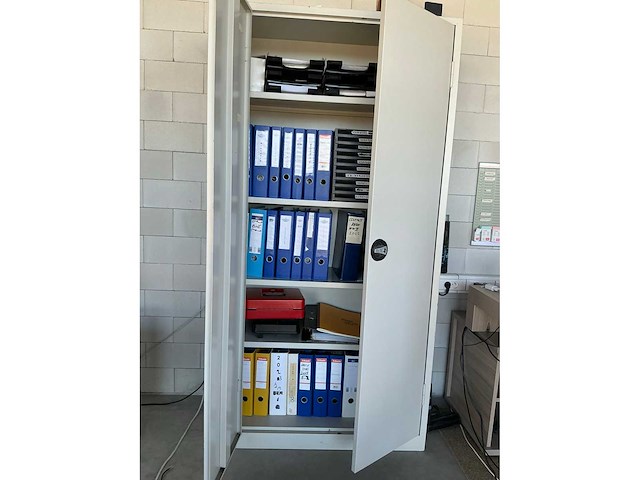 Fineerhouten hoekbureau (2x) - afbeelding 4 van  16