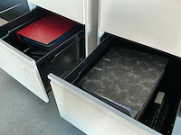 Fineerhouten hoekbureau (2x) - afbeelding 8 van  16