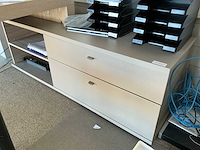 Fineerhouten hoekbureau (2x) - afbeelding 11 van  16