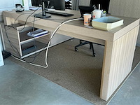 Fineerhouten hoekbureau (2x) - afbeelding 15 van  16