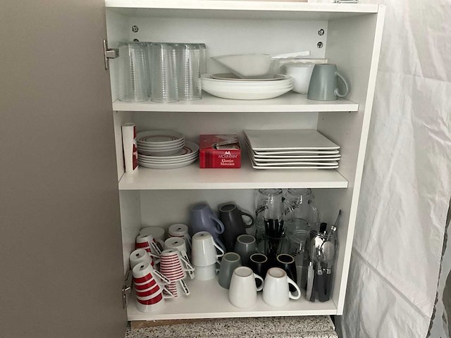 Fineerhouten opbergkast (2x) - afbeelding 6 van  6