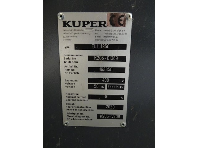 Fineersplitsmachine kuper - afbeelding 8 van  11