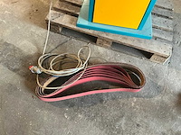 Fintech 128 bandschuurmachine met afzuiging - afbeelding 3 van  12