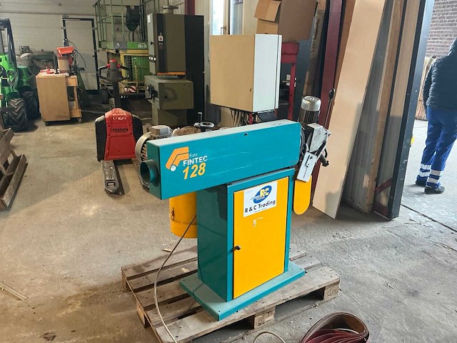 Fintech 128 bandschuurmachine met afzuiging - afbeelding 6 van  12
