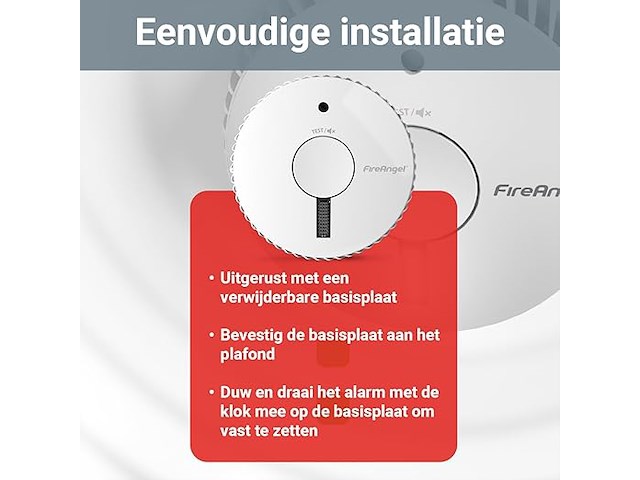 Fireangel rookmelder met noodlicht - afbeelding 2 van  6