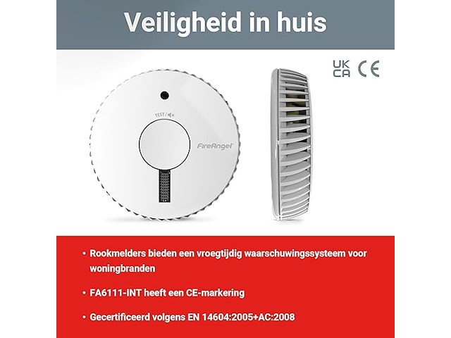 Fireangel rookmelder met noodlicht - afbeelding 3 van  6