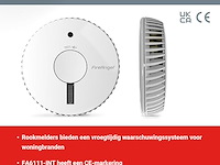 Fireangel rookmelder met noodlicht - afbeelding 3 van  6