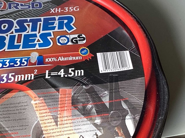 Firsd startkabels 35 mm2, 4,5 meter (3x) - afbeelding 3 van  4