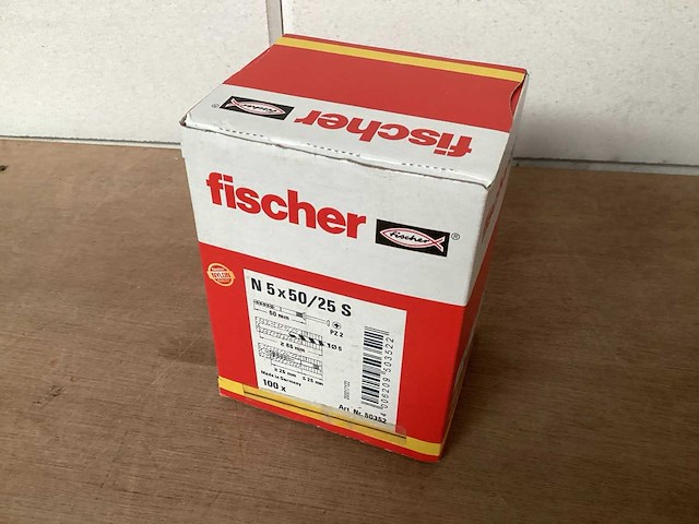 Fischer 50352 slagplug 5 x 50 doos 100 stuks (11x) - afbeelding 1 van  3