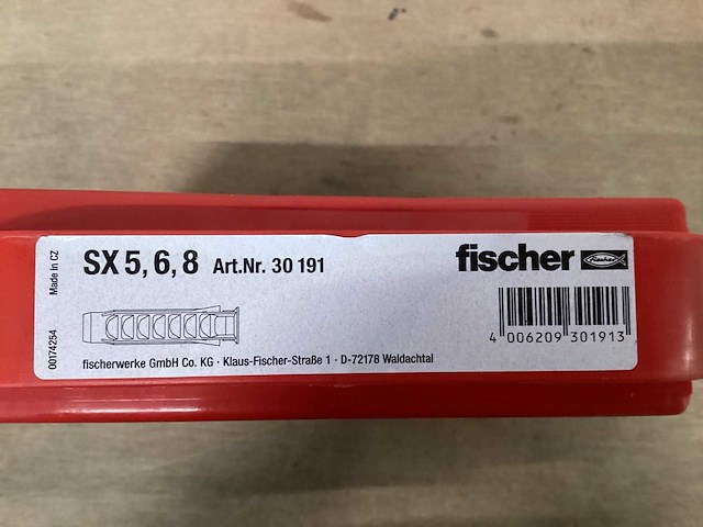 Fischer assortimentsbox expansiestekkers 300- delig (7x) - afbeelding 4 van  4