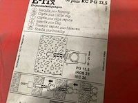 Fischer e-fix zadel 20-21 mm, doos 100 stuks (2x) - afbeelding 5 van  5