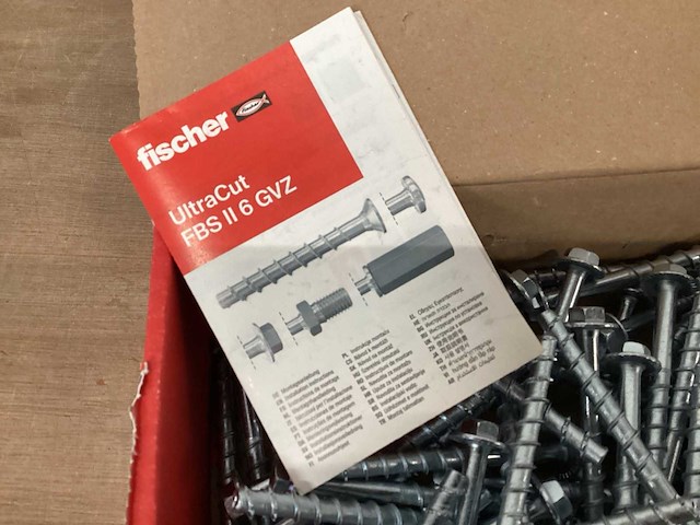 Fischer fbs ii 6gvz betonschroef 6x80, doos 100 stuks (6x) - afbeelding 2 van  4