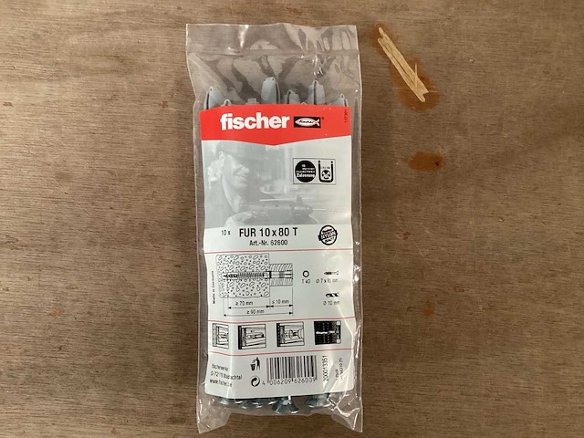 Fischer fur10x80t, (20x) - afbeelding 1 van  4