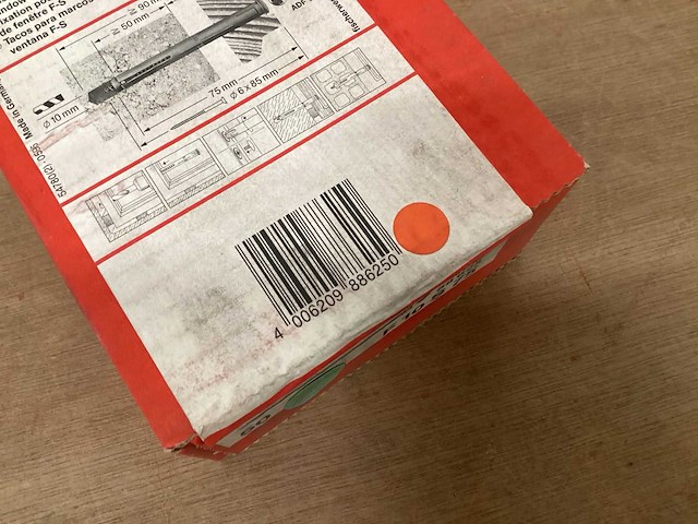 Fischer kozijnplug 80 mm, doos 50 stuks (6x) - afbeelding 4 van  4