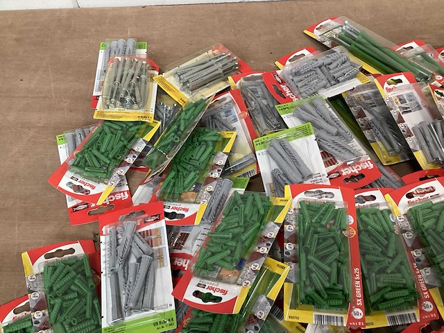 Fischer mix kavel diverse bevestigingsmaterialen (83x) - afbeelding 2 van  6