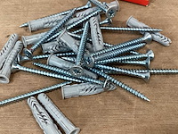 Fischer ux 6 x 35 plug met schroef, doos 25 stuks (31x) - afbeelding 2 van  5