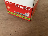 Fischer ux 6x50 r nylon plug, doos 100 stuks (19x) - afbeelding 2 van  4