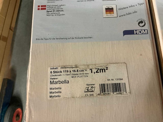 Fit-fix avanti marbella mdf wand -en plafondpanelen 31,2m2 - afbeelding 4 van  4