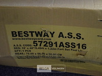 Fiterpomp met zwembad en zeil - afbeelding 4 van  4