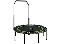 Fitness-trampolin met verstelbare handhelling - afbeelding 2 van  4
