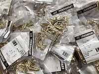 Fixxfast staalhaak 30 mm, messing, zak 50 stuks (70x) - afbeelding 1 van  3