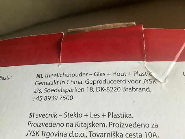 Fjalar theelicht houder set - afbeelding 4 van  5