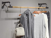 Fkdekuzi houten kledingrek - afbeelding 1 van  3