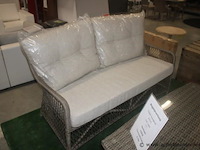 Fläder loungeset inclusief kussens en salontafel in wicker - afbeelding 3 van  4