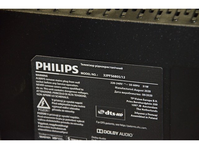 Flatscreen philips 32pfs6805/12 (zonder kabel) - afbeelding 6 van  6